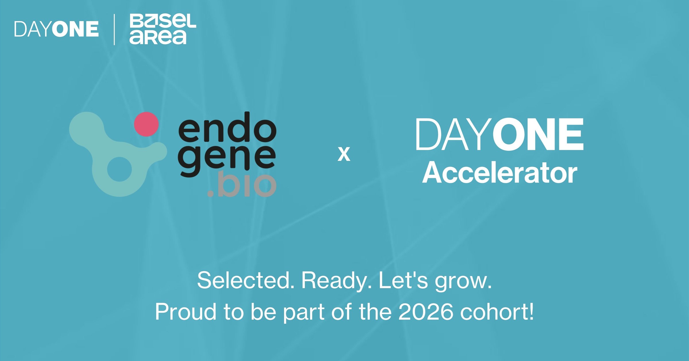 endogene selected for DayOne Accelerator